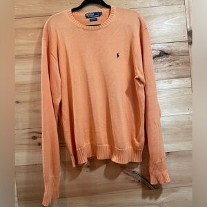 Polo Ralph Lauren Tennessee Orange Knitted Pullover Size Large Men’s